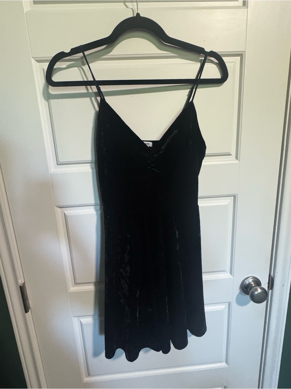 Garage Black Velvet Slip